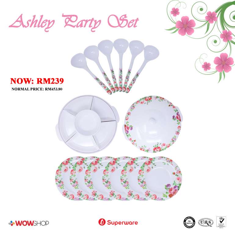 PROMOTION: Superware Ashley Party Set