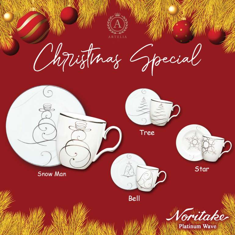 Christmas Special Noritake Platinum Wave