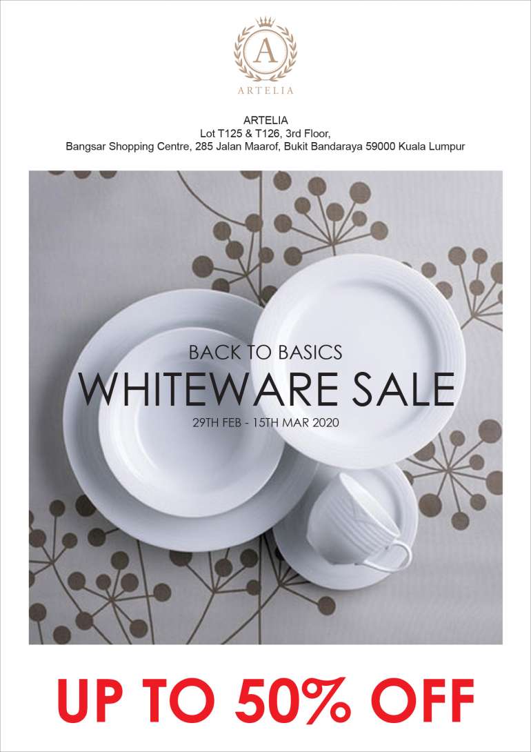 Whiteware Sale 2020